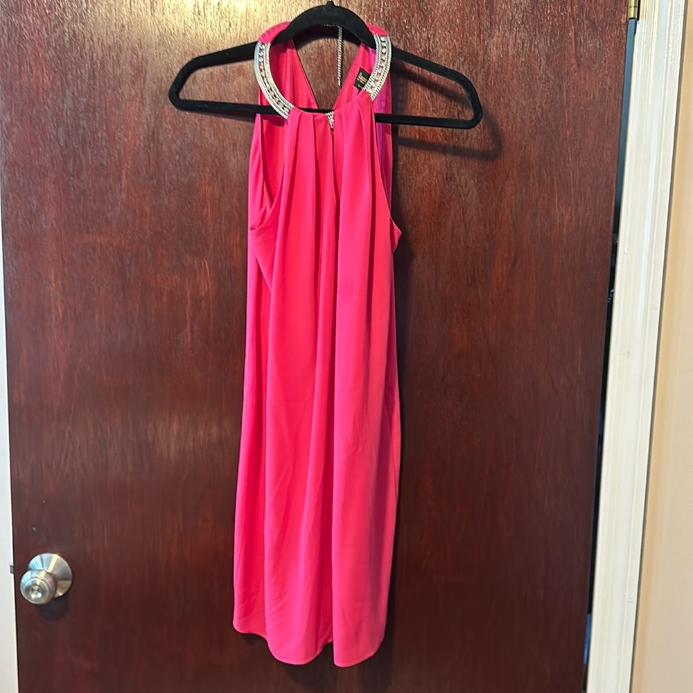 Laundry by Shelli Segal hot pink dress size 6.
